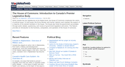 Desktop Screenshot of mapleleafweb.com
